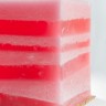 Свеча интерьерная кубик Клубника